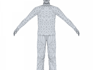 man 09 -with 250 animations 3D Model