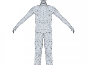 man 09 -with 250 animations 3D Model