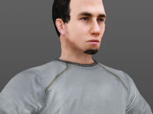 man 10 -with 250 animations 3D Model