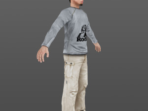 man 10 -with 250 animations Modelo 3D