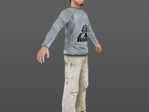 man 10 -with 250 animations 3D Model