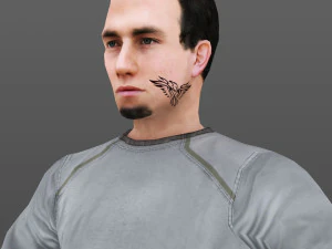 man 10 -with 250 animations 3D Model