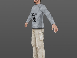 man 10 -with 250 animations Modelo 3D