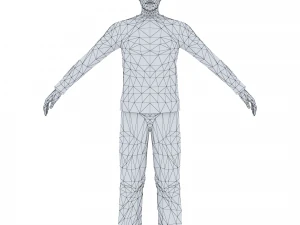 man 10 -with 250 animations 3D Model