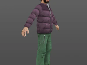 man 11 -with 250 animations 3D Model