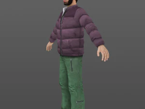 man 11 -with 250 animations 3D Model