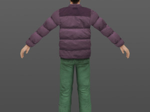 man 11 -with 250 animations Modelo 3D