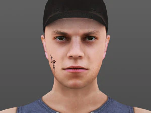 uomo 12 -con 250 animazioni Modello 3D