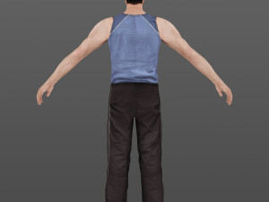 man 12 -with 250 animations Modelo 3D
