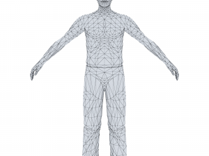 man 12 -with 250 animations Modelo 3D