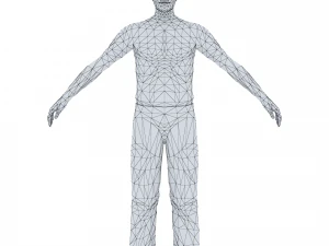 man 12 -with 250 animations 3D Model
