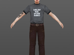man 13 -with 250 animations Modelo 3D