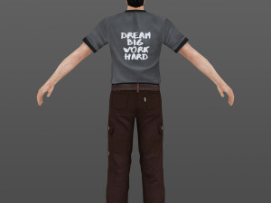 man 13 -with 250 animations Modelo 3D