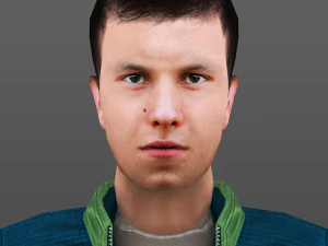 człowiek 14 &ndash; z 250 animacjami Model 3D