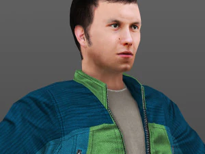man 14 -with 250 animations 3D Model