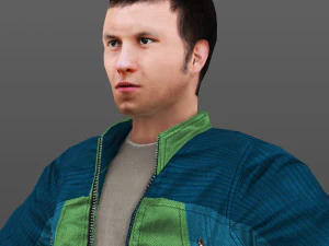man 14 -with 250 animations 3D Model