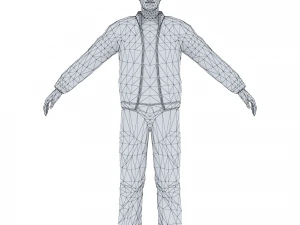 man 14 -with 250 animations 3D Model