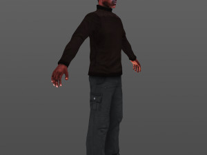 man 15 -with 250 animations 3D Модель