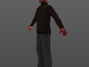 man 15 -with 250 animations 3D Модель