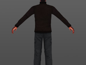 man 15 -with 250 animations 3D Модель