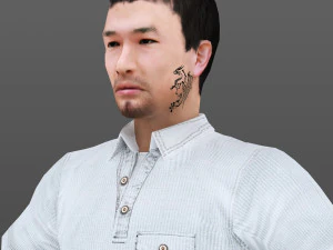 man 16 -with 250 animations 3D Model