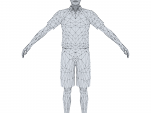 man 16 -with 250 animations Model 3D