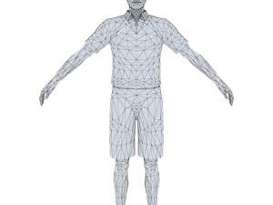 man 16 -with 250 animations 3D Model