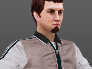 man 17 -with 250 animations 3Dモデル