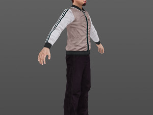 man 17 -with 250 animations 3Dモデル
