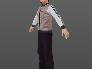 man 17 -with 250 animations 3Dモデル