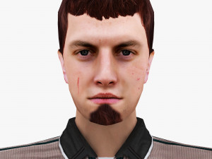 man 17 -with 250 animations 3Dモデル