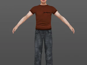 man 18 -with 250 animations 3D Model