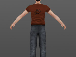 man 18 -with 250 animations Modelo 3D