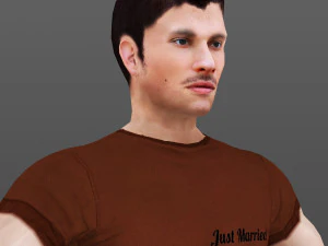 man 18 -with 250 animations 3D Model