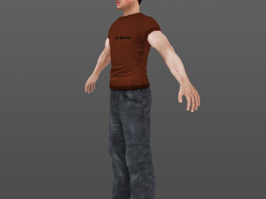 man 18 -with 250 animations Modelo 3D