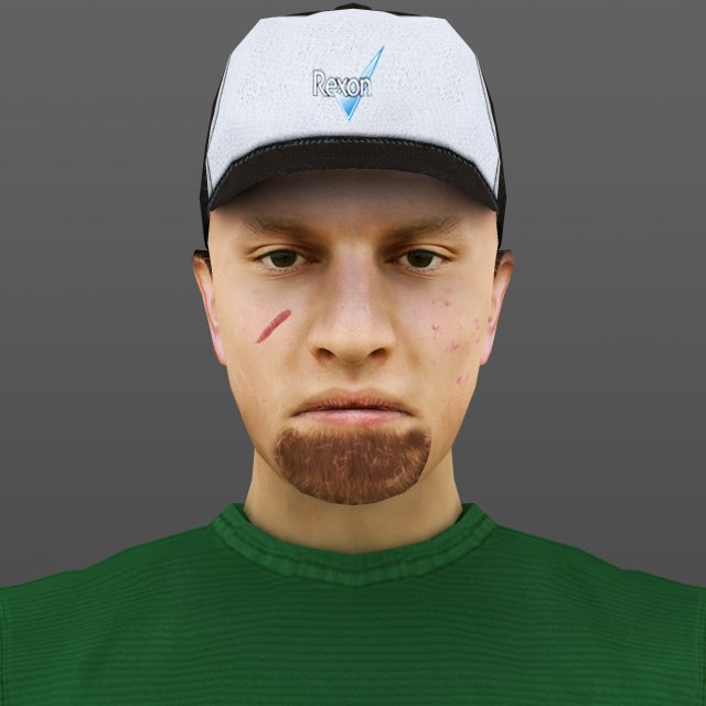 man 19 -with 250 animations Modelo 3D .c4d .max .obj .3ds .fbx .stl .blend 