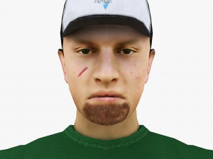 man 19 -with 250 animations 3D Model