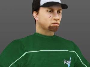man 19 -with 250 animations 3D Model