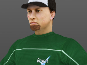 man 19 -with 250 animations Modelo 3D