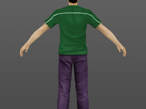 man 19 -with 250 animations Modelo 3D