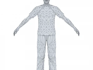 man 19 -with 250 animations 3D Model