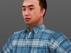 man 20 -with 250 animations 3D Model