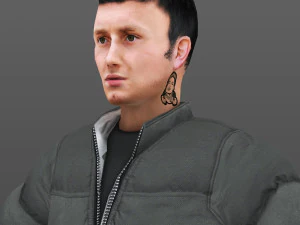 man 21 -with 250 animations 3D Model