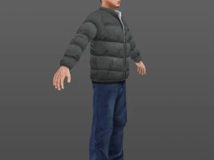 man 21 -with 250 animations 3D Model