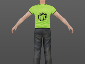 man 22 -with 250 animations 3D मॉडल