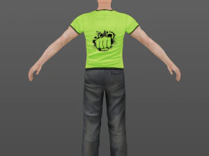 man 22 -with 250 animations 3D Model