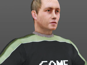man 23 -with 250 animations 3D Model