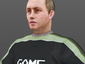 man 23 -with 250 animations 3D Model