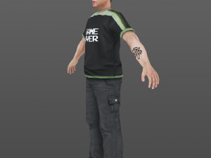 man 23 -with 250 animations 3D 모델