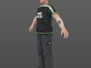 man 23 -with 250 animations 3D Model